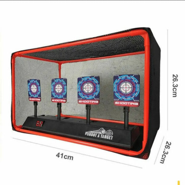 263417a13bcaedbe Targets for Nerf Guns Auto Reset Electric Target Accessories Kids Sound Light Shooting Game Toys High Precision Scoring