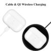 263bf0692c593b8a Wireless Charging Compatible AirPod Pro, Charger Case Replacement for Air Pod Pro with Bluetooth Pairing Sync Button