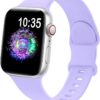263eaa98f70fb60b TreasureMax Sport Band Compatible with Apple Watch Bands 38mm 40mm 41mm 42mm 44mm 45mm 49mm,Soft Silicone Strap Compatible for Apple Watch Series 9 Ultra 8 7 6 5 4 3 2 1 SE Men Women Grey 38/40/41MM