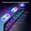 FIFINE Bluetooth RGB Gaming Speakers, Wireless/Wired Computer Speakers with Dynamic Lights for PC, Phone, Parties & Gaming - A16