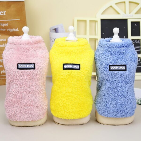 2655ba064057f057 Warm Clothes Soft Fleece Cat Dogs Clothing Pet Puppy Winter Vest Costume For Small Medium Dog Cats Chihuahua Yorkie