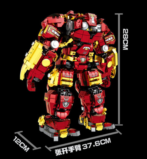 265ff45b1aa22a70 New 2000+Pcs Toys Building Blocks Avengers Iron Man Superheroes Bricks Model Hulk Buster Gifts for Boys Adult Kids