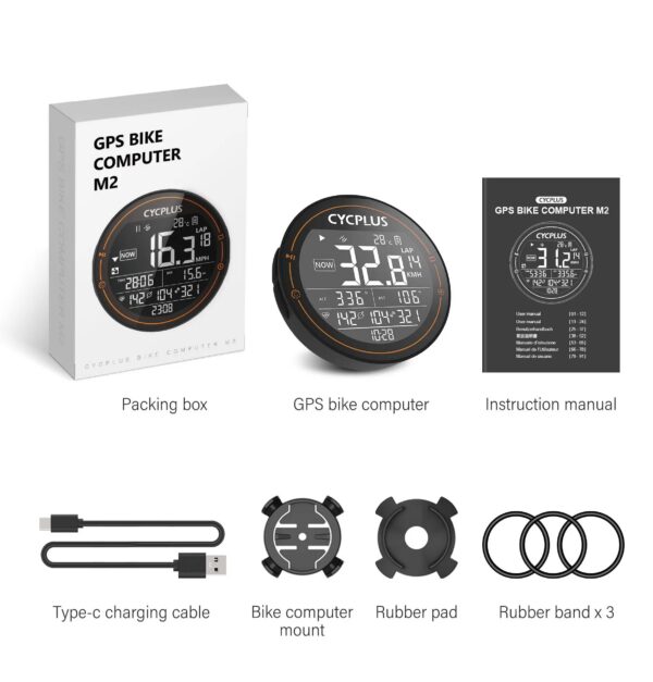 266e14b92d411dad CYCPLUS M2 Cycling Bicycle Accessories GPS Bicycle Computer Wireless ANT+ Bluetooth Waterproof Speedometer Bike Cyclocomputer