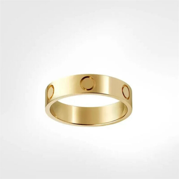 Screw love woman Classic designer jewelry rings for couples Titanium Steel diamond ring Gold Sier Rose Never fade Not allergic 4/5/6mm