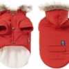 2671991115838130 Cat Dog Doggie Down Jacket Hoodie Coat Pet Clothes Warm Clothing for Small Dogs Winter Black L