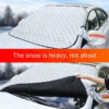26727d316ac43181 Sunshade Windshield Snow Sun Shade Waterproof Protector Automobile Magnetic Car Front Windscreen Cover