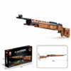 268d98d8f847bf22 1028PCS Kar98K Building Block Model Can Shoot Heavy Sniper Rifle Assemble Bricks WW2 Weapons Series Children's Educational Toys