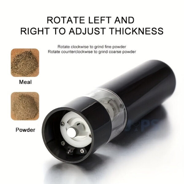 26907a83504b6f7d Automatic Electric Pepper Grinder Salt Mill-Adjustable Spice Crusher Forkitchen Gadgets And Supplies-Reusable