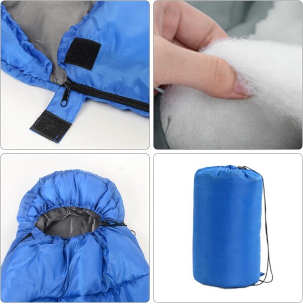 Wind Tour 3 Season Lightweight Waterproof Sleeping Bag Indoor & Outdoor for Hiking Backpacking Camping Traveling