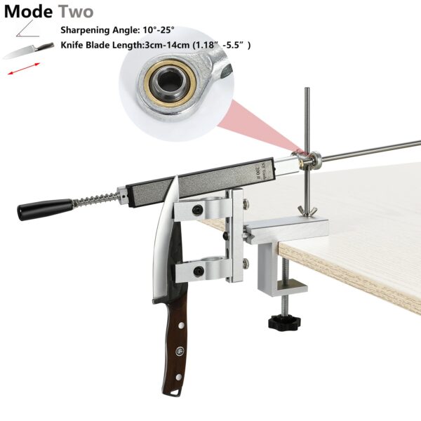 S09 Professional kitchen chef knives and accessories Knife sharpener machine with diamond rolling sharpener sharpening stone