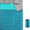 oaskys Double Sleeping Bag for Adults with 2 Pillows - Queen Size XL Waterproof Sleeping Bag for All Season Camping Hiking Backpacking 2 Person Sleeping Bags for Cold Weather & Warm