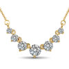 26d823f150ca9d0a Szjinao Total is 2.8ct 7 Stone Moissanite Necklace For Women Solid Sterling Sier With Certificate Jewelry Best Gift
