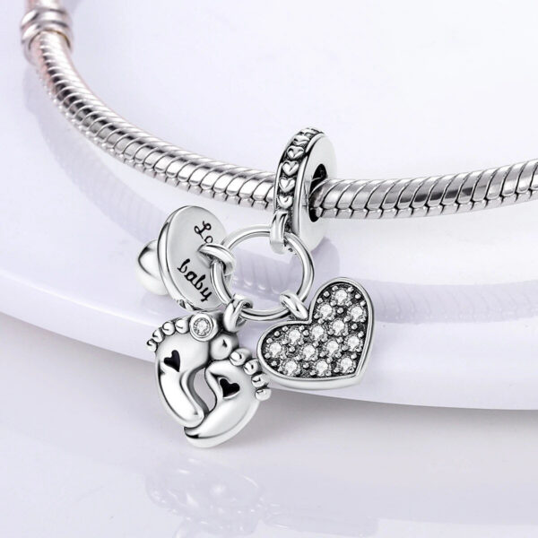 26d84e8d42302312 MULA 1PC Sier Plated Dangle Charms Lipstick Plane Insect Pendants Fit Original Bracelet Beads DIY Fashion Jewelry
