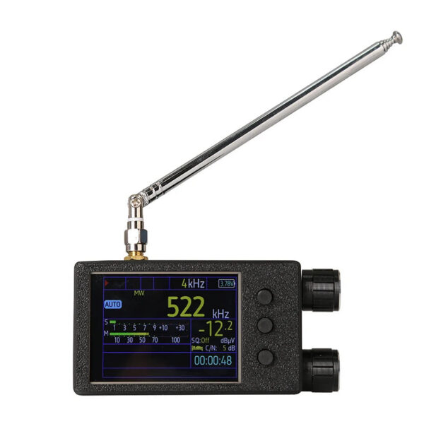 New Mini TEF6686 All Band Radio Receiver 2.4 inch Touch Screen LW/MW/SW/FM/AM Portable Shortwave Radios Receiver