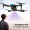 E99 Pro Professional Wide Angle RC Dron HD 4K Camera Mode Foldable Helicopter Aircraft Quadcopter Drone Kid Gift Toys