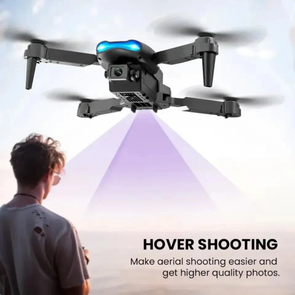 E99 Pro Professional Wide Angle RC Dron HD 4K Camera Mode Foldable Helicopter Aircraft Quadcopter Drone Kid Gift Toys