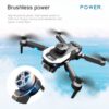 KBDFA S150 Drone HD Dual Camera Professional Aerial Photography Obstacle Avoidance Brushless Helicopter RC Quadcopter Toy Gifts