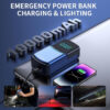 BUVAYE 4 in 1 Car Jump Air 150PSI Tyre Compressor Starter Device 10000mAh Power bank Digital Iatable Pump