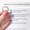 Sizer Loose Rings 12 Pack, 2 Sizes Different Band Widths u2013 Silicone Size Adjuster - Invisible Ring Guards for Women and Men by 5 STARS UNITED