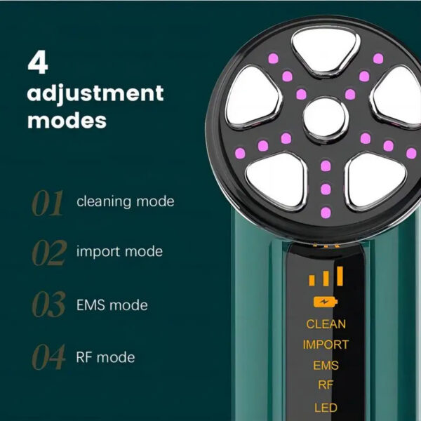 277a5e2b1b534f74 Microcurrent Facial Device Face Lifting Machine Neck Skin Tighten Massager LED Light Therapy Vibration Rejuvenation Beauty Tool