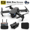E88Pro RC Drone Profesional HD 4k Rc Dual-Camera Wide-Angle Head Remote Quadcopter Airplane Helicopter Dron Toy