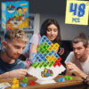 Hot Puzzles Tetra Tower Fun Balance Stacking Building Bloc Board for Kid Adult Friends Team Dorm Family Game Night Partie