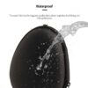 27a7a10f60f90906 Portable Bag Protective Case Black 15.5cm Waterproof EVA Outdoor Cover Boxs For Spinning Reel Fishing Tools Tackles