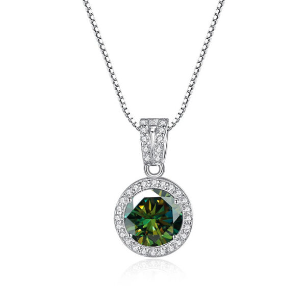 27ab15a02de8f131 Butterflykiss 1Carat Moissanite Diamond Pendant Necklaces For Women Sterling Sier Chain Iced Bling Wedding Jewelry