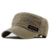 27b2bb1001c5a340 Wash Wholesale Spring, Summer And Autumn New Cotton Flat Top Outdoor Army Hat Men's Mesh Visor