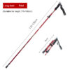 27cc5bb9f1e4ac58 5-Section Telescopic Folding Trekking Poles Outdoor Camping Ultralight Portable Foldable Walking Hiking Stick