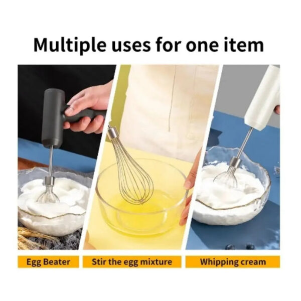1 PCS Wireless Electric Food Portable 3 Speeds Egg Beater Baking Dough Cake Cream Mixer Kitchen Tools