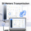 Unnk 50M HDMI Wireless Transmitter Receiver Video Extender Camera Laptop PC to TV Mirror Adapter 1080P 60Hz Display Dongle