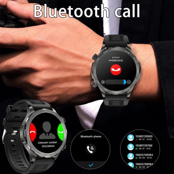 27ec16e85af7b255 New GPS Track Smart Watch Men AMOLED HD Screen Outdoor Sports Fitness Heart Rate NFC IP68 Waterproof Bluetooth Call Smart Watch