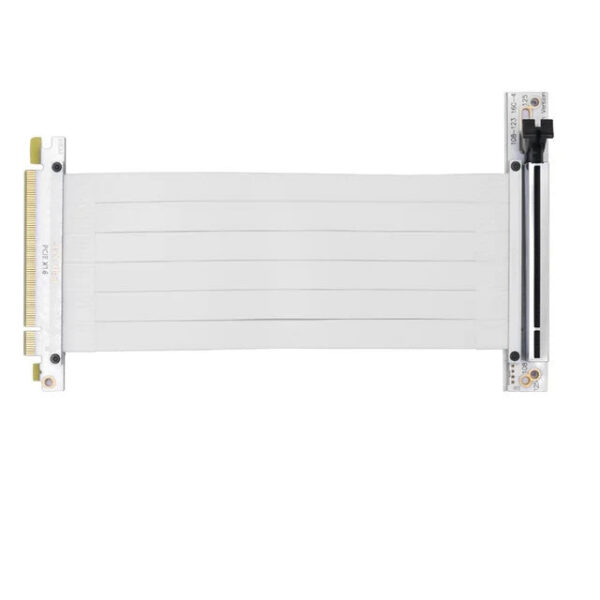 TISHRIC PCIE 3.0 /4.0 To 16X Riser Flexible Cable High Speed Extension Port Adapter with Graphics Card Holder
