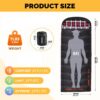 Flannel Sleeping Bag 0 Degree Cold Weather for Adults XXL Sleeping Bag 4 Season Big and Tall with Pillow Compression Sack
