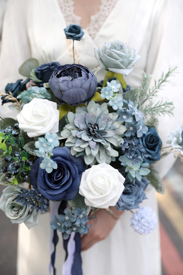 2814f7e1af3905a7 YYHUAWU Artificial Flowers Combo Set Fake Flower Leaf Box with Stems for DIY Wedding Bouquets Centerpieces Arrangements Baby Shower Party Home Decorations