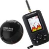 281faf0af1c08e2a Smart Portable Depth Fish Finder with 100 M Wireless Sonar Sensor Echo Sounder Fishfinder for Lake Sea Fishing Saltwater