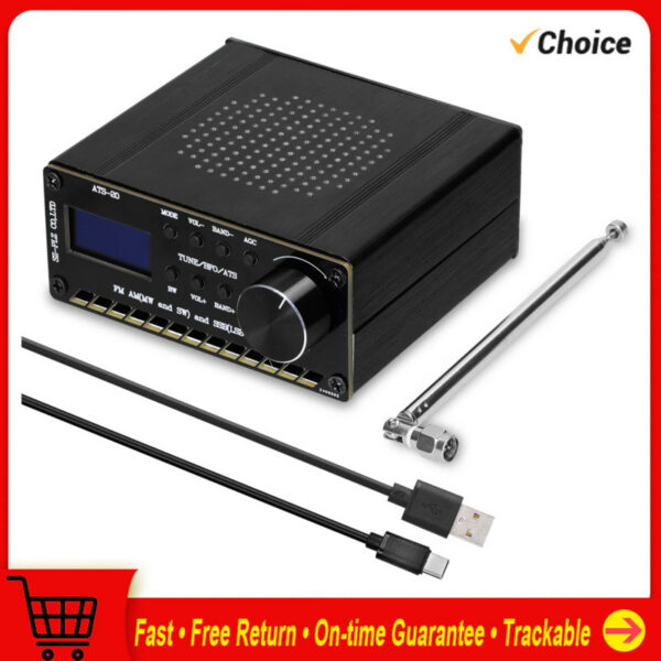 ATS-20 SI4735 Full Waveband Receiver FM AM (MW SW) SSB (LSB & USB) Covering Commercial Amateur Radio Bands