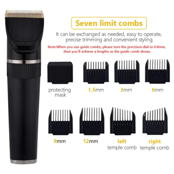Electric Shavers Professional Hair Clipper For Men Rechargeable Razor Trimmer Cutting hine Beard Fast Charging 221203