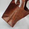 282c1452765094a6 Large Capacity Retro Tote Bag, Soft PU Leather Shoulder Bag, Stitching Handbag For Work Travel Shopping