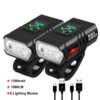 BK02 Bike Light USB Rechargeable T6 LED Lights 6 Modes MTB Flashlight Headlight for Cycling Bicycle Front Lamp