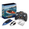 28529ca820a52a6c Mini RC Boat 5km/h Radio Remote Controlled High Speed Ship with LED Light Palm Boat Summer Water Toy Pool Toys Models Gifts