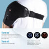 28852646ce2b6c60 Heating Shoulder Support Belt with 3 Levels of Temperature Adjustment for Cold and Warm Body Relaxation Tool Suitable Both Sides