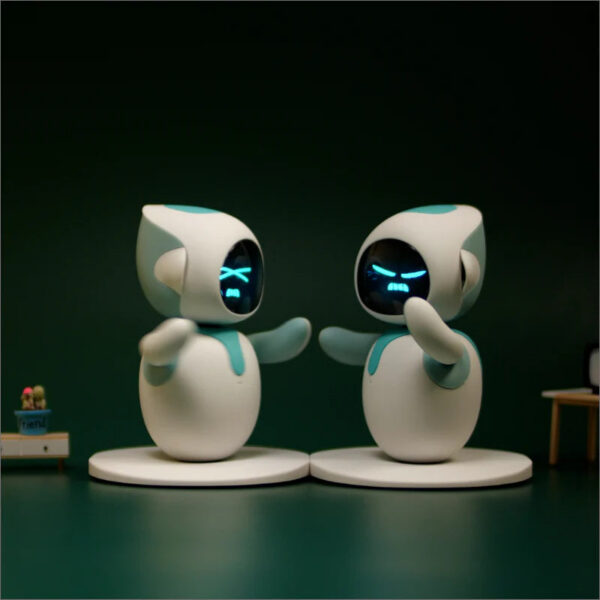 Original Eilik Smart Electronic Automation Ai Robot Emotional Interaction Vocal Multiple Mode Cute Blue and Pink Gift