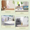 288d38ceef007335 Automatic Diffuser Aromatherapy Car Perfume with Display Essential Oil Humidifier Bathroom Deodorization Air Freshener Jasmine