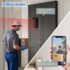 28939a730a1f4c87 5G 2.4G WiFi Video Doorbell 1080P Tuya Smart Outdoor Wireless Intercom Waterproof Wireless Camera with AC/DC Power Ringing Bell