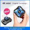 289b0ef9a5986749 K04 Mini Folding Storage Aircraft Mini Drone Aerial Photography High Definition Explosive drone 4k profesional mavic air2