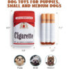Creative Cigarette Interactive Giggles Toys Funny Plush Chewing with Squeaking Sound Dog Toy Cigaret Box Good Pet Gifts