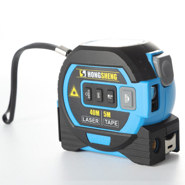 28cf51faf2904a88 3 In 1 Measure Tape LCD Digital Rangefinder Infrared Ruler 40m/60m Laser Distance Meter Tool Magnetic Hook Metric Imperial