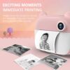 28d0f7fa38770b56 Children Digital for Kids Thermal Print Instant Photo Printing Camera Video Toys+32G Memory Card